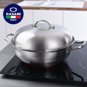 까사니 그랜드 IH 올스텐 돔뚜껑 2단 찜냄비 34cm 스티머 찜기 찜솥 가정용