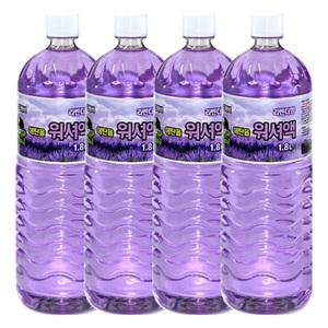 산도깨비 자동차용 에탄올 라벤더향 워셔액 1.8L X 4개