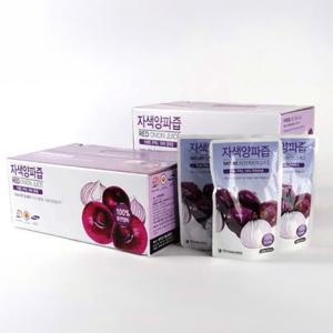 전남 무안 자색양파즙 자색 순수 황토 통양파 착즙 양파즙 100ml 60포
