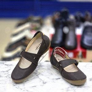 [허시파피]여성  4cm 블랙 컴포트 메리제인 플랫 슈즈 단화 로퍼 3FQ472
