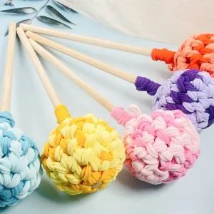 1인 양말목공예 막대사탕 안마봉 DIY KIT 업사이클링