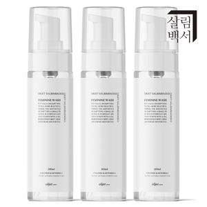 [2 +1] 살림백서 오브제 제로 약산성 여성청결제 200ml 3개입 세정제 질 Y존 저자극
