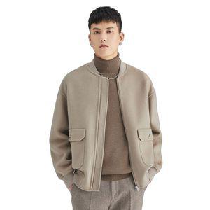 남성 바람막이 모직 블루종 케쥬얼자켓 출근점퍼 점퍼 루즈핏