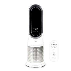 [델루체] 날개없는 리모컨 온풍기/무드등/화이트 DLH-PR661NK