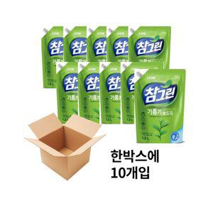 깨끗 청소 청결 세제 참그린 기름기뽀드득 잡화 10개입 1box 다목적 1.2kg 리필 주방