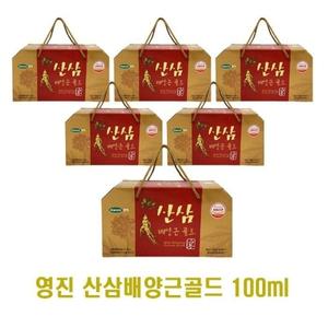 영진 산삼배양근골드 100ml 60병 선물세트