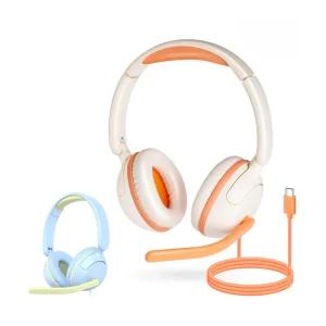 COSY USB C타입 청력보호 헤드셋 / 볼륨제한 85dB, 선길이 1.2m/ PC 노트북 태블릿 아이패드 갤럭시탭 헤드셋
