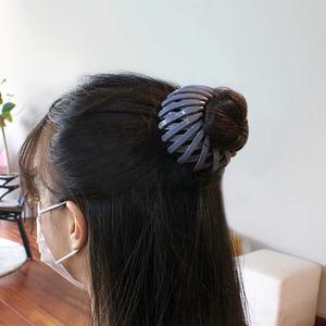 반묶음 똥 머리핀 올림 머리 집게핀 포니테일 만두핀