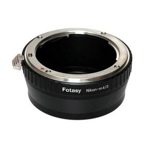 Fotasy 수동 NK 렌즈-M4 /3 어댑터, F 마운트-MFT, Nikon 렌즈 파나소닉 G7 G9 GF8 GF90 GH5 II GX7 GX9 GX850 G91 G95 올림푸스 E-M5 E-M10 III E-PM2 E-PM1 Pen-M1X