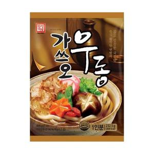 [롯데백화점]한성기업 [한성기업] 가쓰오우동 1인분 232.5g 1봉지 집밥 간편식 가쓰오 우동