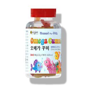 꾸미 피시 오메가3 어린이 키즈 청소년 주니어 아이 씹어먹는 오메가3 구미 오렌지 레몬맛