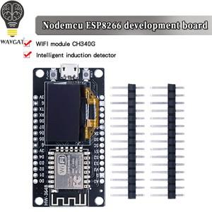 NodeMCU 개발 보드, 0.96 인치 OLED 디스플레이, CH340 ESP-12F 와이파이 모듈, 아두이노 및 마이크로파이