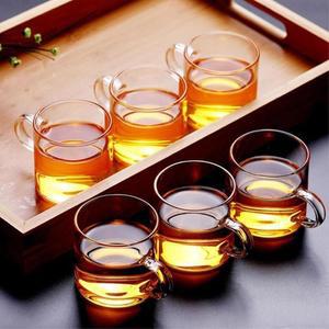 [BZJL0GIS_4B]비타리토 내열유리 투명 찻잔 6p세트 80ml
