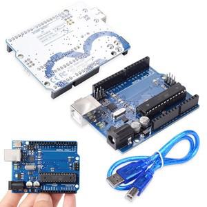 하이 퀄리티 UNO R3 DIP 개발 보드, ATmega328P AVR, USB 케이블 포함, 아두이노용 DIY 스타터 키트