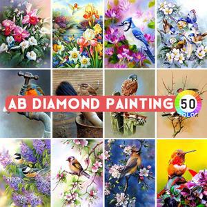 보석십자수 드릴 페인팅 아름다운 새 5D DIY 동물 키트 라인석 그림 모자이크 홈