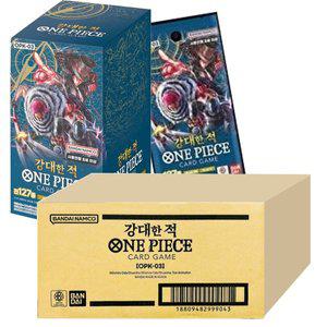[기타]원피스카드 한글판 3탄 강대한적 OPK-03 미개봉 1카톤 12박스 루피 나미 저격왕 망가