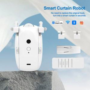 전동 커튼 스마트 로봇 투야 와이파이 블루투스 리모컨 작동 컨트롤러 제어 TU 궤도 알렉사 구글