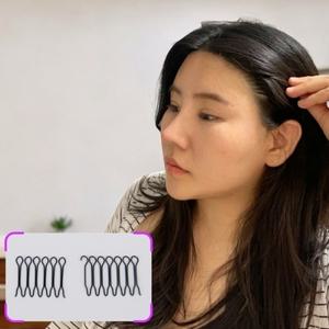 올림머리 잔머리 헤어 고정핀 3cm