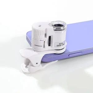 스마트폰 휴대폰렌즈 LED 현미경 60배율 확대경