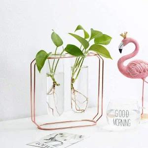 21x20cm 인테리어 플랜테리어 꽃병 시험관 유리화병
