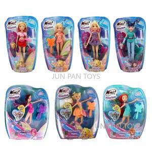 Winx Club 나의 요정 친구 Enchantix 요정 마법 매력 요정, Tecna Bloom 스텔라 무사 클래식 소녀 인형 피규어, 1