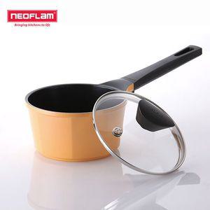 네오플램 에콜론냄비 벤 편수 16cm(펄오렌지)