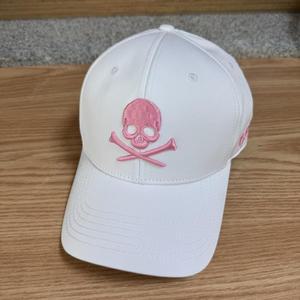 추천 ) 덱스골프 해골 스냅백 골프모자 (핑크)