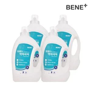 내일도착베네플러스 액체 세탁세제 3L x4개(베이킹소다+구연산)