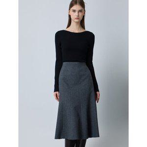 [CC콜렉트](대구신세계)씨씨콜렉트 울 블렌드 플레어 스커트 C244MSD035