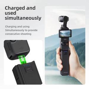 DJI Osmo Pocket 3 용 휴대용 배터리 핸들 카메라 액세서리 4500mAh 보조베터리 핸드 그립