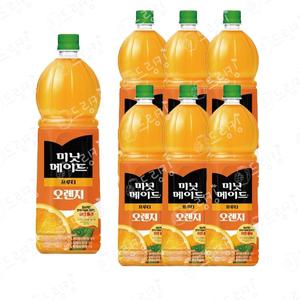 미닛메이드 프루티 오렌지 1.5L 6개