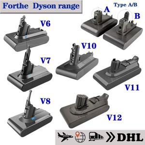 다이슨 호환 V6 V7 V8 V10 V11 V12 12.8mAh 배터리 진공 청소기 사이클론 동물 총