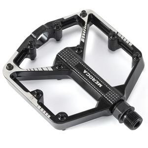 MTB MEROCA 자전거 페달 2 DU 밀폐형 베어링 자전거 페달 산악 도로 자전거 와이드 플랫폼 합금 MTB 페달