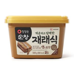 [연중무휴] 청정원 순창재래식생된장 500g