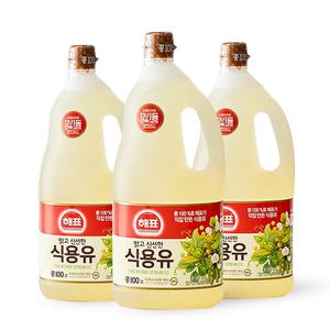 해표 식용유 1.8L x3개 / 콩기름