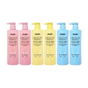 셀럽 프로페셔널 유스 PDRN 샴푸 450ml 6개 오드 뮤게 / 로즈 / 프리지아 향