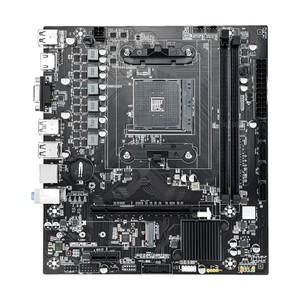 MOUGOL  AMD B450M 마더보드 듀얼 채널 DDR4 M.2 NVME SATA3 소켓 HDMI 호환 (Ryzen 5 5600/5600G CPU)