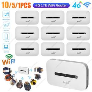 유심공유기 4G LTE 휴대용 WiFi 핫스팟  8 ~ 10  차량용 여행용 SIM 카드 슬롯 모뎀 라우터 150Mbps 포켓