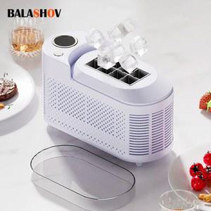 220V 110V 휴대용 소형 얼음 캠핑 미니 제빙기 기숙사 자동 큐브 상자 12V 자동차 사무실 만들기