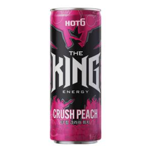 롯데칠성음료 핫식스 더킹 크러쉬 피치 355ml x 24캔