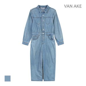 [반에이크] 올인원 데님 롱 원피스_VB3XDOU201Z