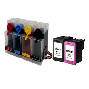 삼성 복합기 SL-J1660 J1663 J1665 용 무한잉크공급기+잉크카트리지 연결 완제품 INK-M180XL C180XL
