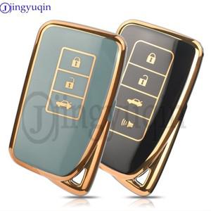 Jingyuqin TPU 자동차 키 케이스 커버, 렉서스 NX300 RX350 Es300h Rx450h GS300 GX470 IS250 ES350 LX570