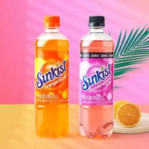 [본사직영] 썬키스트 소다 600ml 24입 2종 택1 / 오렌지 제로 자두자몽 (소비기한 임박)