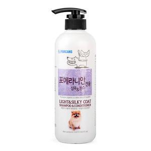 풍성한 이중모 포메 애견 샴푸 린스 550ml 2개 강아지