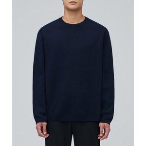 (백화점 정품) 무신사 ST안다르D 미니멀 크루 넥 니트 [네이비] 661453