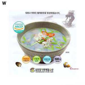 섬진강 자연재첩국 10팩 500g uvw375