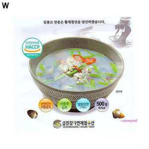 섬진강 자연재첩국 500g 10팩tuv702