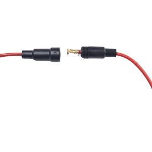 유리 튜브 퓨즈 거치대 와이어링 보호 전기 장비, 하이 퀄리티 인라인 나사 유형, 20AWG, 250V, 신제품