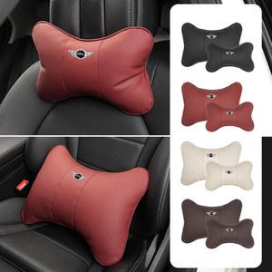 미니 쿠퍼 원 JCW R56 컨트리맨 클럽맨 R50, R53, R58, R55, F55 용 통기성 머리 받침, 자동차 좌석 목 베개, 자동차 액세서리